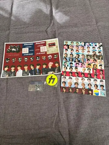 SnowMan 온고지신 특전 3종 세트 WE ARE! 스티커