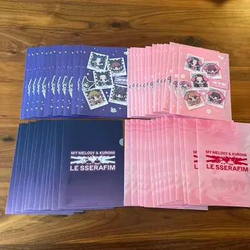 산리오 르세라핌 클리어 파일 컴플리트 53장