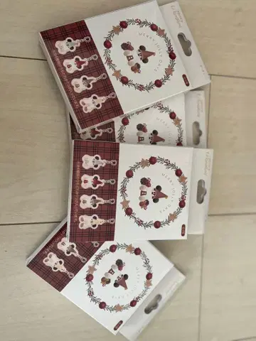 새상품 릴린링 키체인 컴프 세트 크리스마스 2025 디즈니 모든 색상