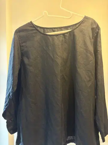 wafu. 프리미엄 린넨 상의 둥근넥 상의