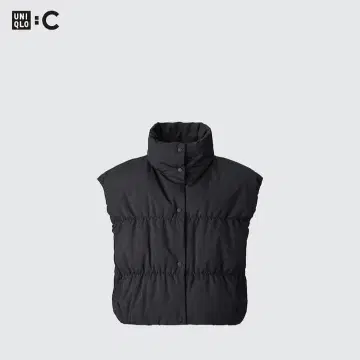 UNIQLOC 다운 크롭 베스트 09 BLACK M