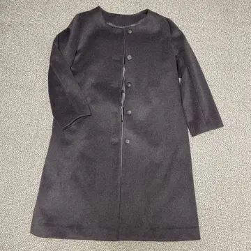 오토 롱 코트 노카라 코트 LL