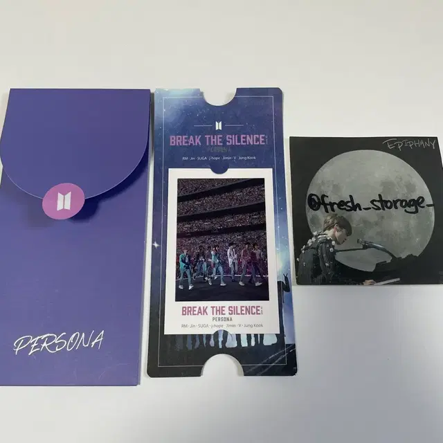 방탄소년단 브더사 영화 특전 폴라 포카 BTS 브레이크 더 사일런스