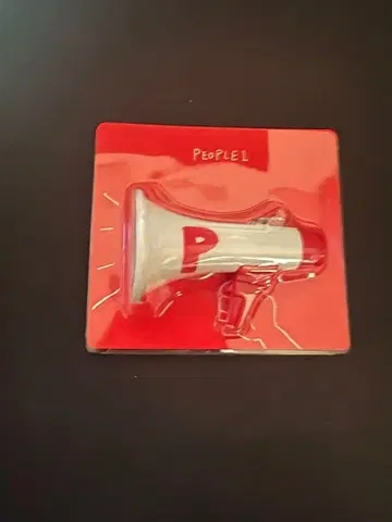 PEOPLE 1 메가폰 키체인 키링