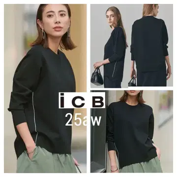 25aw 새상품급 ICB 신세틱 더블 페이스 니트 풀오버