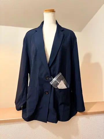 퍼슨즈 네이비 블레이저 LL 테일러드 자켓