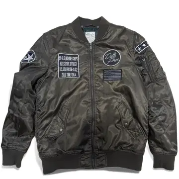 NATURAL STORY MA-1 플라이트 자켓 와펜 올리브 L