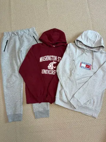 TOMMY JEANS 후드 부착 맨투맨 S 사이즈 그레이 등, 묶음 판매