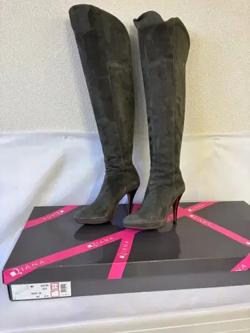 다이애나 그레이 롱 부츠 23.5cm