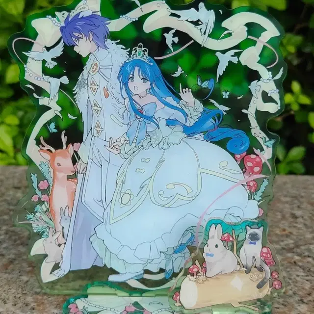 일괄판매 신비한 별의 쌍둥이 공주 신쌍공 시레이 아크릴스탠드 레인 쉐이드