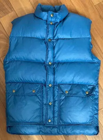 CAMP 7 빈티지 70s 다운 베스트 USA 제조 록키 마운틴