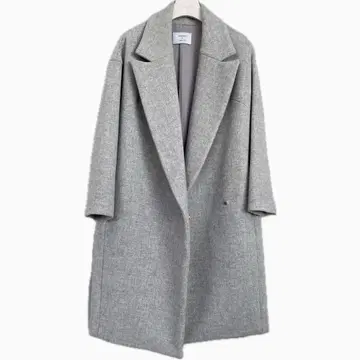 STUDIOUS 캐시미어 혼방 오버 코쿤 체스터 코트