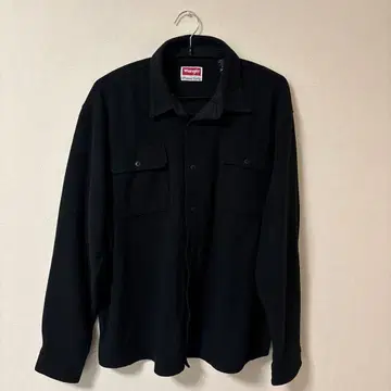 Wrangler 플리스 셔츠 블랙 XL