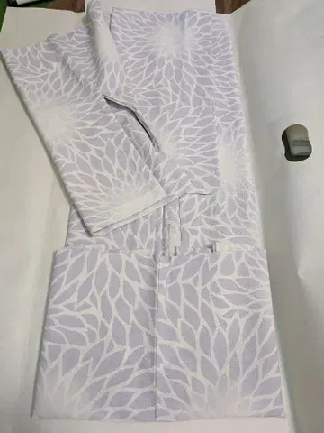 세탁 가능한 긴 겉옷 무지나 국화