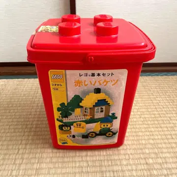 레고 빨간색 버킷 7336 부품 결품 없음