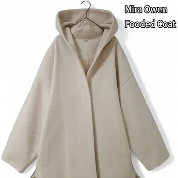 미라 오웬 코트 Mila Owen 후드 코트 아이보리 새상품급