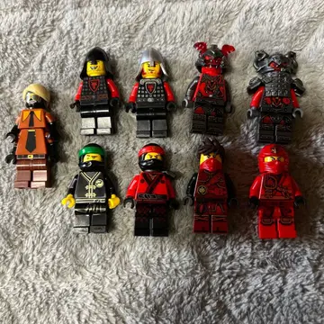 레고 닌자고 기사 미니 피규어 9체 세트