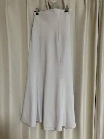 COCO DEAL 화이트 베이지 타이트 스커트 머메이드 스커트