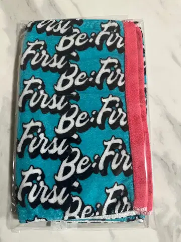 BE:FIRST 로고 페이스 타월 (틸)