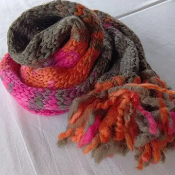 이탈리아제 머플러 브라운