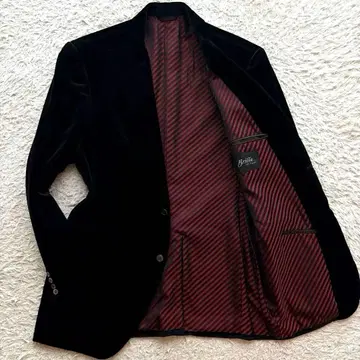 벨로아 XL 사이즈 브리라펠 일구스토 테일러드 블랙 피크 라펠