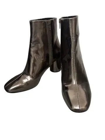 [ 인기 ] Snidel 핏 미들 부츠 메탈릭