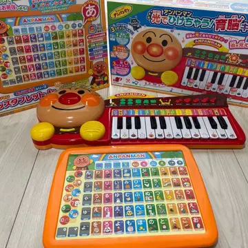 호빵맨 키즈 태블릿 Jr. 빛으로 칠하는 뇌 발달 키보드