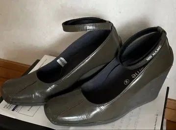 no name 모스그린 웨지솔 신발