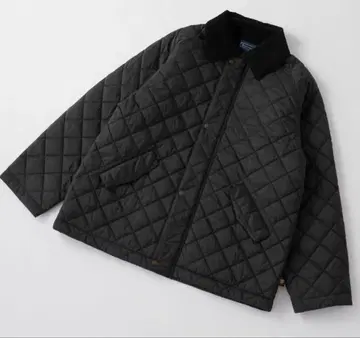 블랙 퀼팅 자켓