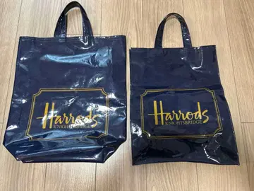 Harrods 토트백 네이비 블랙 3개 세트