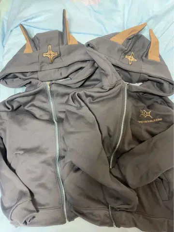 커플룩 도베르만풍 강아지 귀 후드티