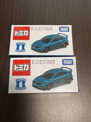 토미카 로손 오리지널 혼다 시빅 TYPE R 2대