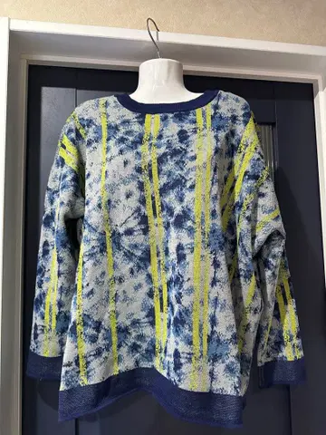 택 포함 새상품 오즈모시스 자카드 니트 셋업