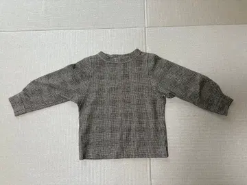 45rpm 체크 무늬 긴팔 상의