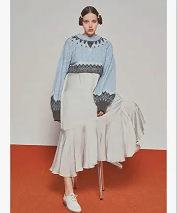 FURFUR 노르딕 콤비 원피스