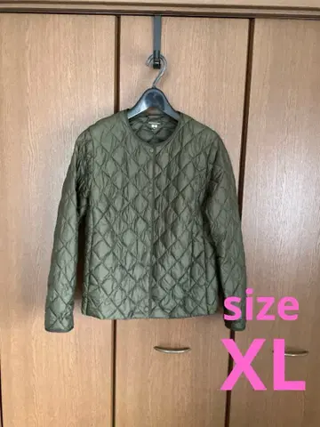 유니클로 퀼팅 자켓 포켓터블