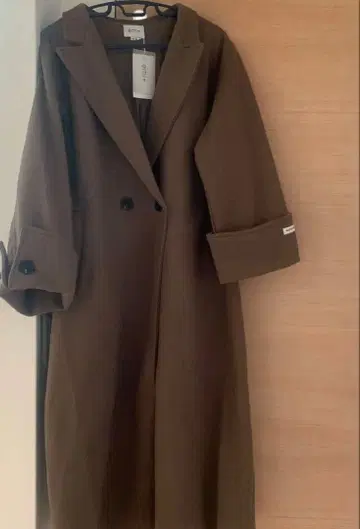 롱 코트 코트 체스터 코트 아우터 브라운 겉옷