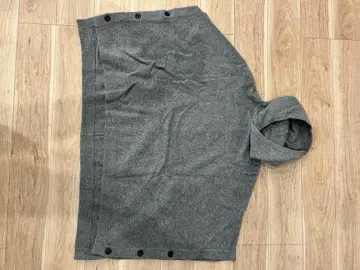 crisp capsule 그레이 후드 부착 후드티 M