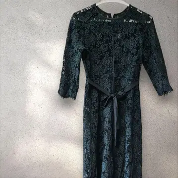 [결혼식/2차 모임에] 전체 레이스 원피스