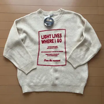 addcolor NOOOON 플로키 프린트 니트 풀오버