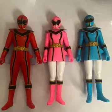 마법전대 마지레인저 소프트 비닐 피규어 3체