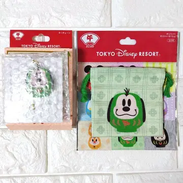 디즈니 설날 2026 키체인 복조리 구피 2개 세트