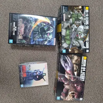 HG 건담 프라모델 세트 아 겔구그 자쿠