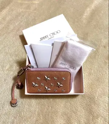 JIMMY CHOO 별 모양 스터드 코인 케이스