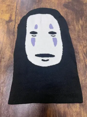 [ 미사용 새상품 ] 카오나시 니트 캡 (지브리 파크 한정판)