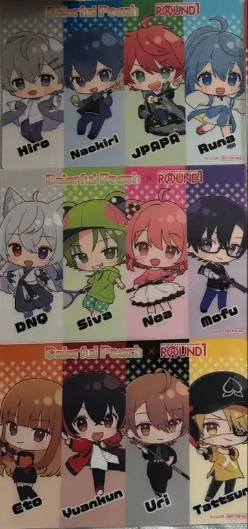 컬러풀 피치 라운드원 플라매트 3종 컴프