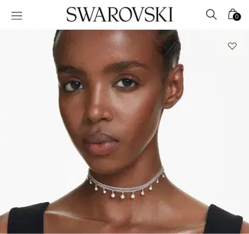 아리아나 그란데 스와로브스키 초커