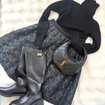 새상품급 매킨토시 런던 자카드 스커트 40 L