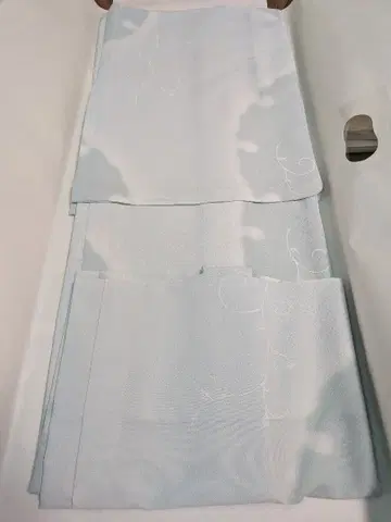 세탁 가능한 긴 겉옷 눈꽃 무늬