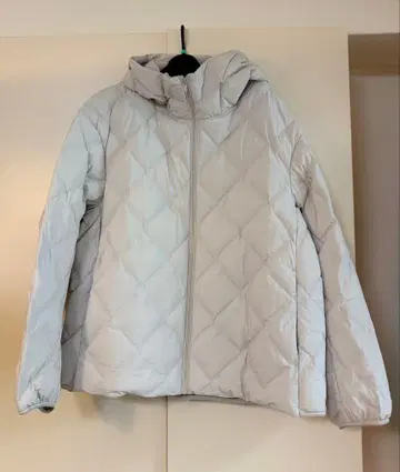 [ 새상품/미사용 ] 유니클로 퍼프 테크 후드티 XL